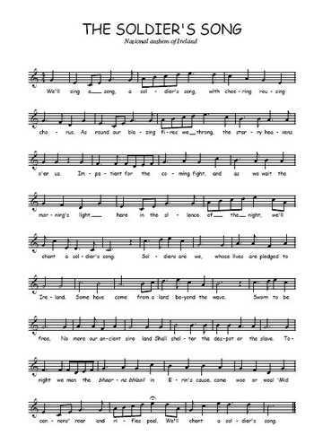 The soldier's song